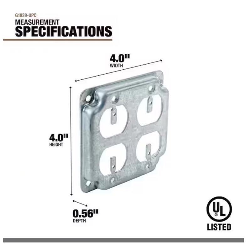 Southwire Old Work Square Steel Electrical Box