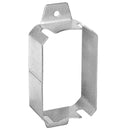 Southwire New and Old Work Rectangle Galvanized Steel Box Extension Ring