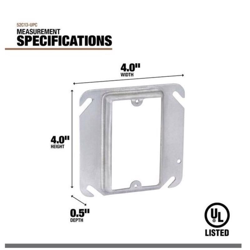 Southwire Square Steel Box Cover