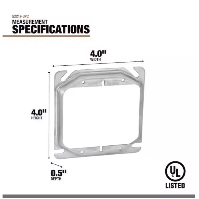 Southwire Square Steel Box Cover