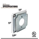 Southwire Square Steel Box Cover