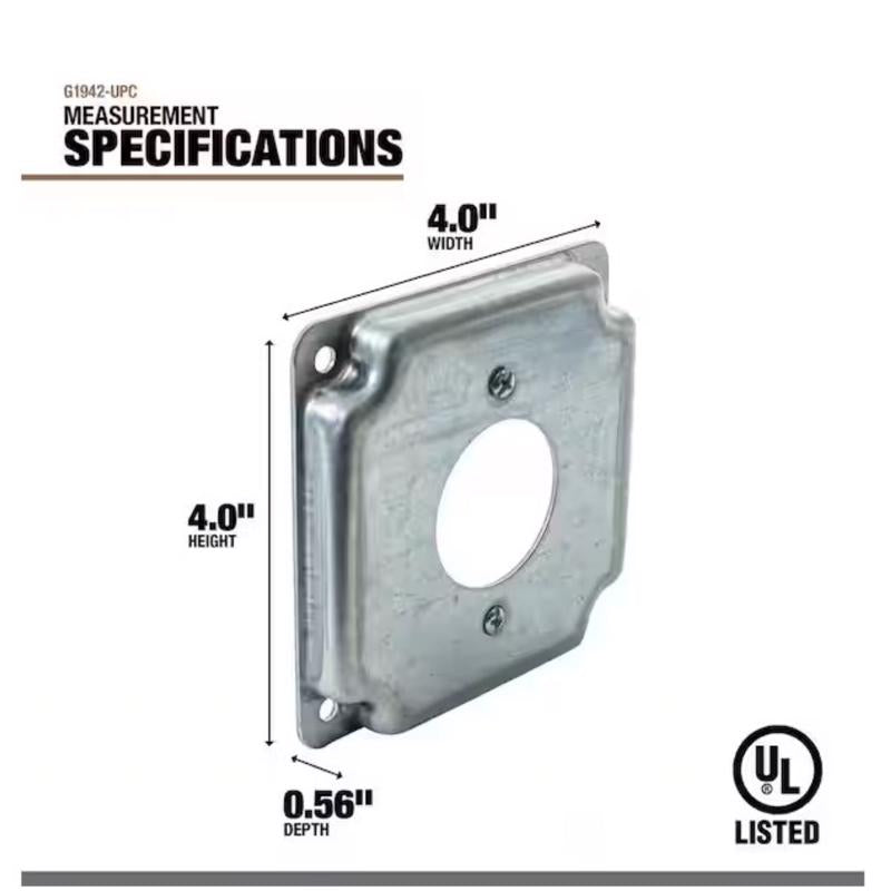 Southwire Square Steel Box Cover