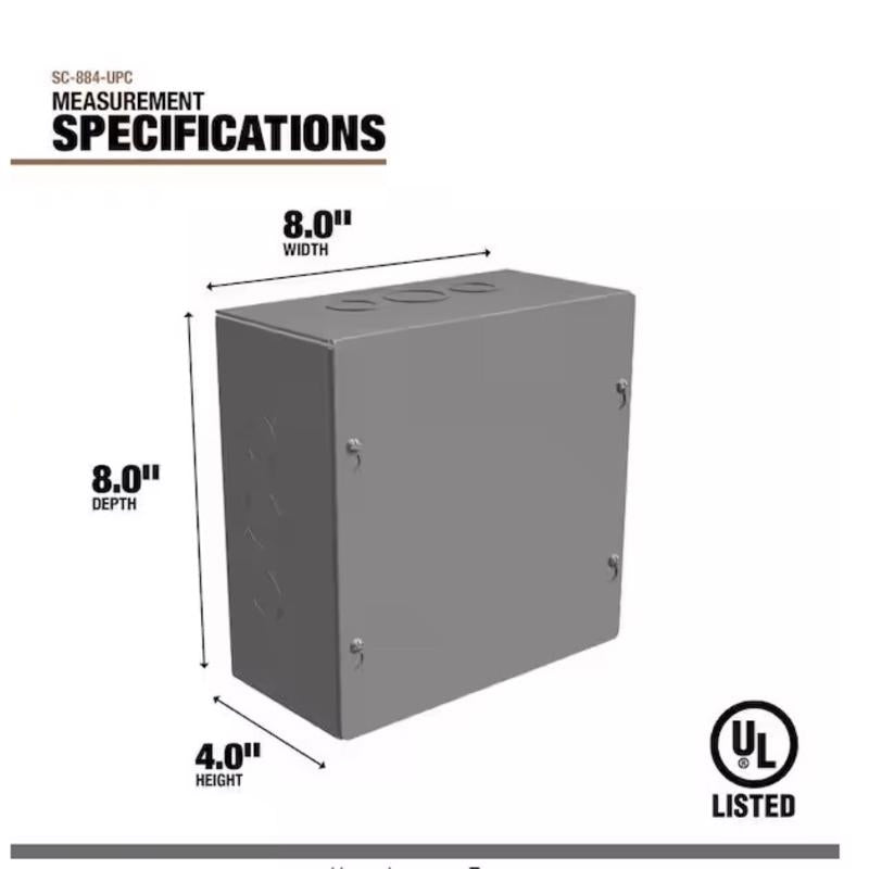 Southwire Square Steel Box Cover