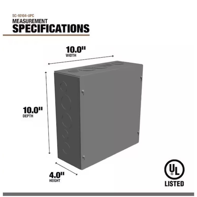 Southwire Square Steel Box Cover