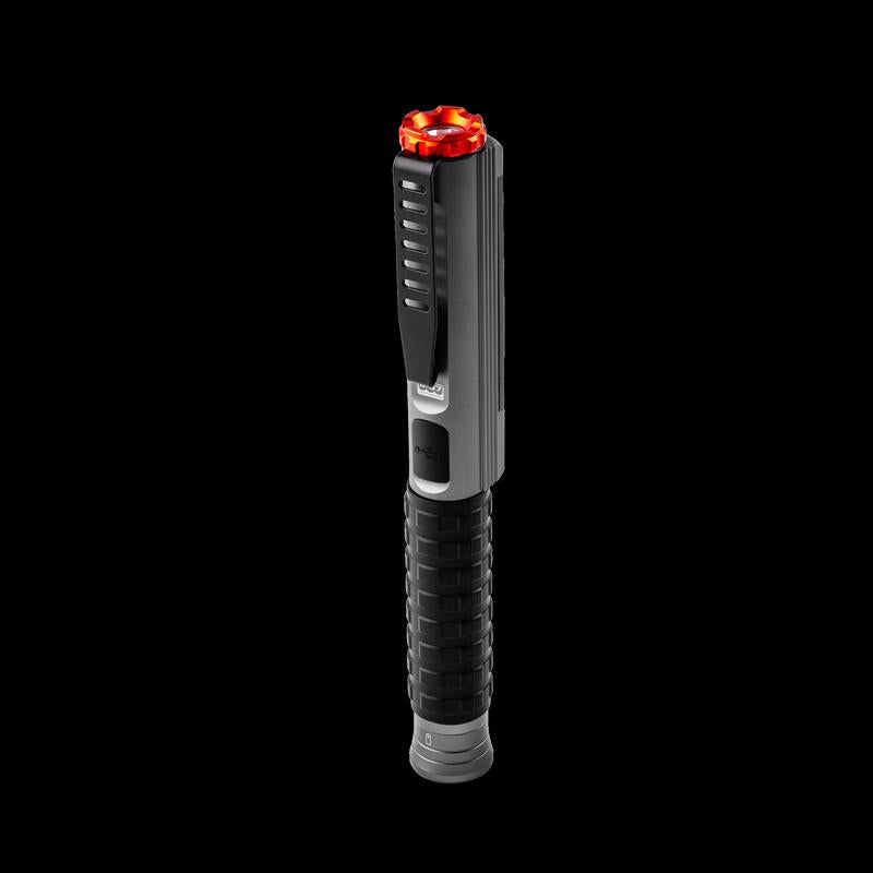 NEBO Big Larry 600 lm Black/Gray LED Work Light Flashlight 18650 Battery