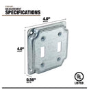 Southwire Square Steel Box Cover