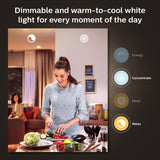 Philips HUE BR30 E26 (Medium) Smart-Enabled LED Bulb White 85 Watt Equivalence 1 pk