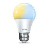 Feit A19 E26 (Medium) Smart-Enabled LED Bulb Adjustable White 60 Watt Equivalence 2 pk