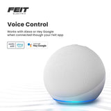 Feit A19 E26 (Medium) Smart-Enabled LED Bulb Adjustable White 60 Watt Equivalence 2 pk