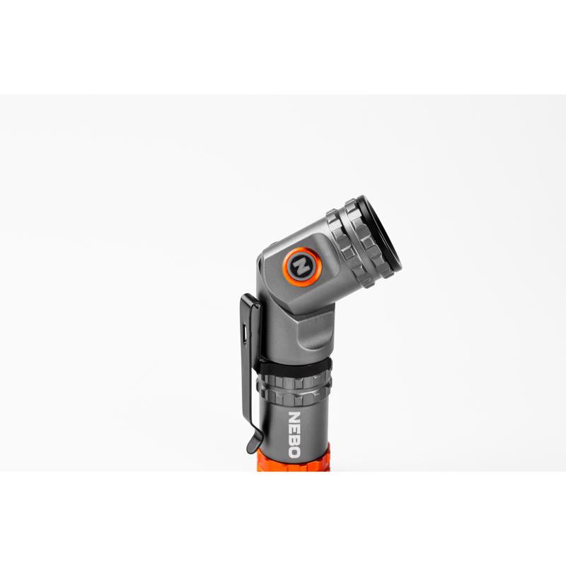 NEBO Franklin 600 lm Storm Gray LED Rechargeable Flashlight