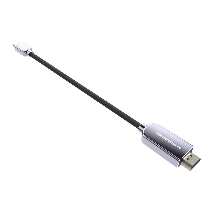 Monster Just Hook It Up USB Type C Plug to HDMI Adapter 1 pk