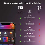 Philips HUE Motion-Sensing Battery Powered LED Black Smart-Enabled Security Light
