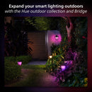 Philips HUE Motion-Sensing Battery Powered LED Black Smart-Enabled Security Light
