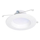 Halo  Retrofit Series Matte White 5/6 in. W LED Dimmable Recessed Downlight 90 W