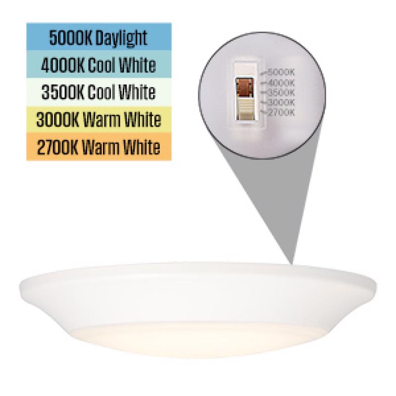 Westinghouse Makira 1 in. H X 6 in. W X 6 in. L Frost White Ceiling Fixture