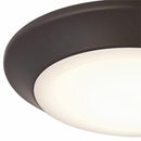 Westinghouse Color Changing Technology 1.25 in. H X 7.5 in. W X 7.5 in. L Frost Black Ceiling Fixtur