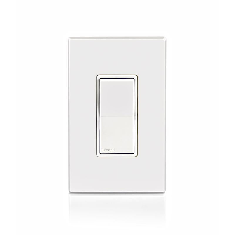 SWITCH ROCKER SINGLE WHT