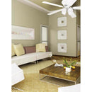 Westinghouse 52 in. Rustic Bronze White LED Indoor Ceiling Fan