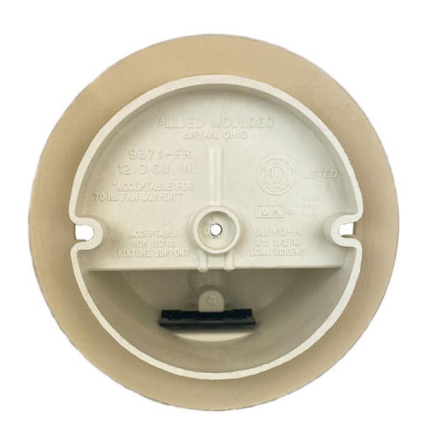 CEILNG BOX PVC OFFWHT 4"