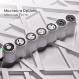 360 Electrical PowerCurve 5 ft. L 4 outlets Power Strip w/Surge Protection White 1080 J