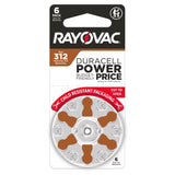 RV HRNG AID BTRY 312 6PK