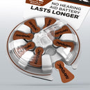 Rayovac Zinc Air 312 1.45 V Hearing Aid Battery 6 pk