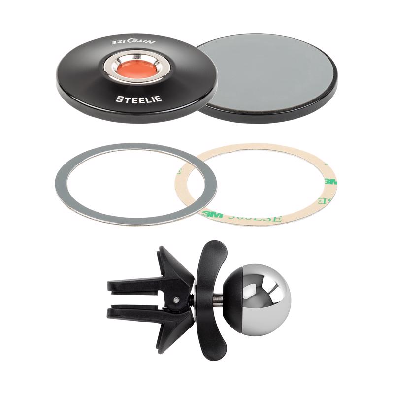 Nite Ize Steelie Multicolored Orbiter Plus Vent Kit 1 pk