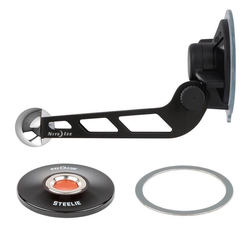 Nite Ize Steelie Multicolored Orbiter Plus Windshield Kit 1 pk
