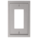 WALL PLATE ZINC SLVR 1PK