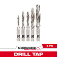DRLL&TAP ST MTL 5PC 1/4"