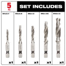 Milwaukee Shockwave Metal Drill and Tap Set 5 pc
