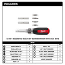 Milwaukee Multi-Bit Screwdriver 1 pk