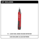 Milwaukee 10-1000 V Dual Range Voltage Tester 1 pk