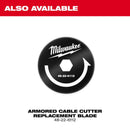 Milwaukee 7.41 in. L Black/Red Cable Cutter