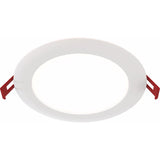 Juno Acuity Brands Lighting Matte White 4.88 in. W Aluminum LED Canless Recessed Downlight 16 W