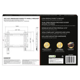 Monster Just Hook It Up 23 in to 43 in. 99 lb. cap. TV Fixed Wall Mount