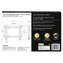 Monster Just Hook It Up 23 in to 43 in. 99 lb. cap. TV Fixed Wall Mount