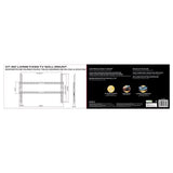 Monster Just Hook It Up 37 in to 80 in. 99 lb. cap. TV Fixed Wall Mount