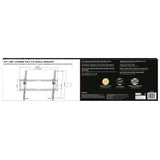 Monster Just Hook It Up 37 in to 80 in. 99 lb. cap. Tiltable TV Tilt Wall Mount