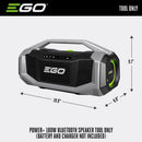 EGO Power+ Wireless Bluetooth Portable Speaker