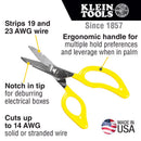 Klein Tools 14 AWG 6.75 in. L Electrician Scissors