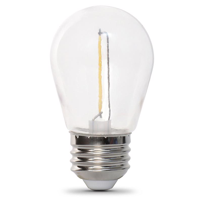 Feit S14 E26 (Medium) Filament LED Bulb Soft White 11 Watt Equivalence 4 pk