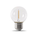 Feit G16 E26 (Medium) Filament LED Bulb Warm White 11 Watt Equivalence 4 pk