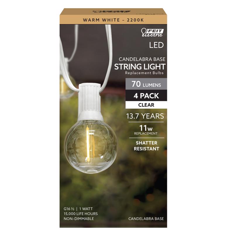 FT LED G16.5 WW 11W 4PK