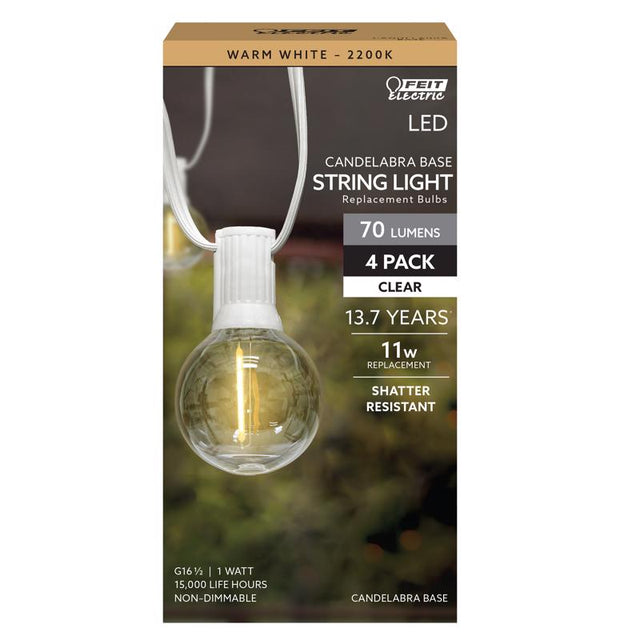 FT LED G16.5 WW 11W 4PK