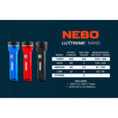 NEBO Luxtreme Nano 420 lm Black LED Pocket Light
