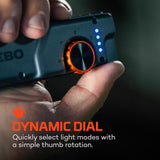 NEBO Edge 2000 lm Gray LED Tactical Flashlight
