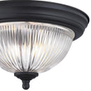 Westinghouse 6.25 in. H X 11 in. W X 11 in. L Matte Black Ceiling Fixture