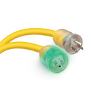 Monster Just Power It Up Outdoor 50 ft. L Yellow Extension Cord 10/3 SJTW