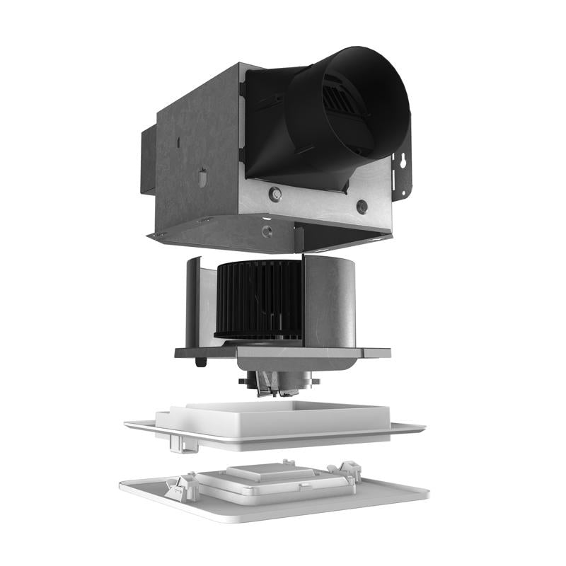 Broan Roomside Series 80 CFM 1.5 Sones Bathroom Exhaust Fan with Light